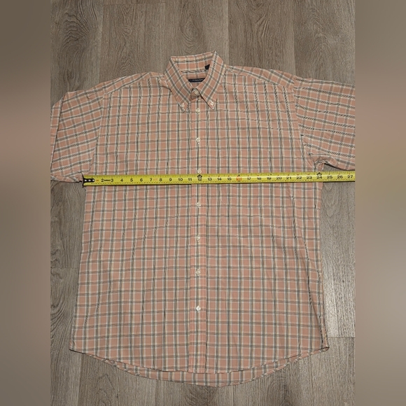 Burberry Pink Plaid Button Down Dress Shirt - Picture 6 of 8